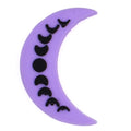 Shoe charms - Purple new moon 136-02