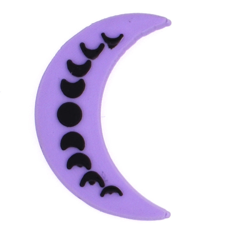 Shoe charms - Purple new moon 136-02