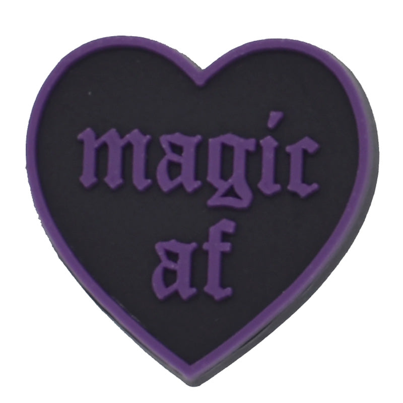 Black heart 136-05 Shoe Charm