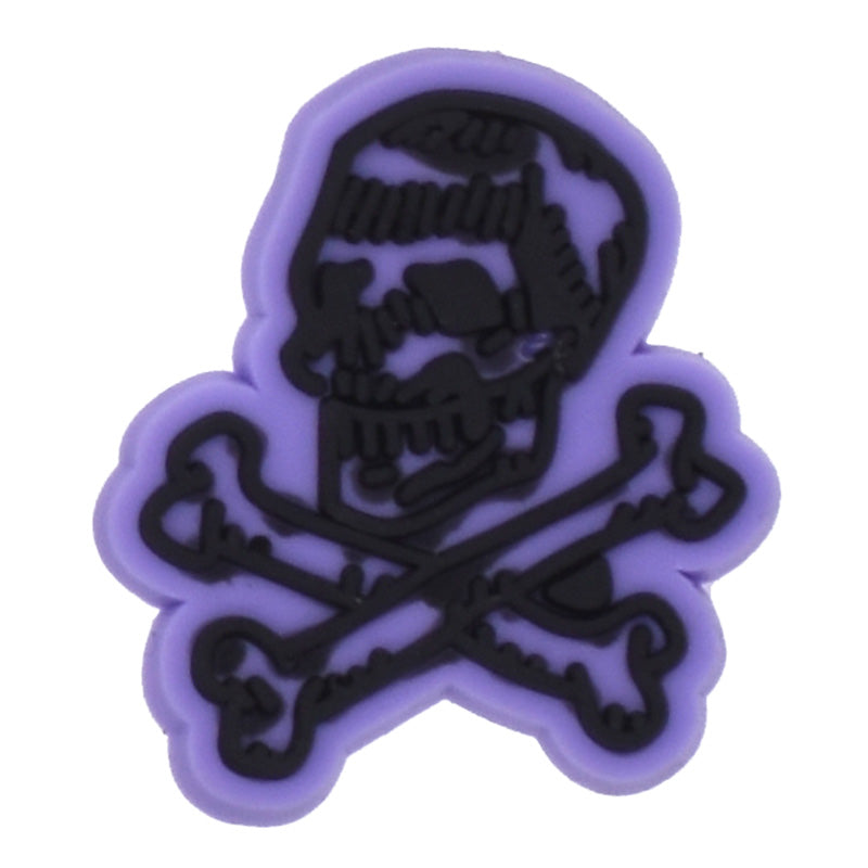 Black skull & crossbones 136-19 Shoe Charm