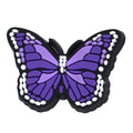 Butterfly flying purple 14-26 Shoe Charm