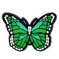 Butterfly flying green 14-28 Shoe Charm