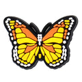 Butterfly flying yellow 14-29 Shoe Charm