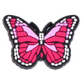 Butterfly flying red/pink 14-30 Shoe Charm