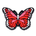 Butterfly flying red/red 14-31 Shoe Charm