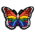 Butterfly flying mult-coloured 14-32 Shoe Charm