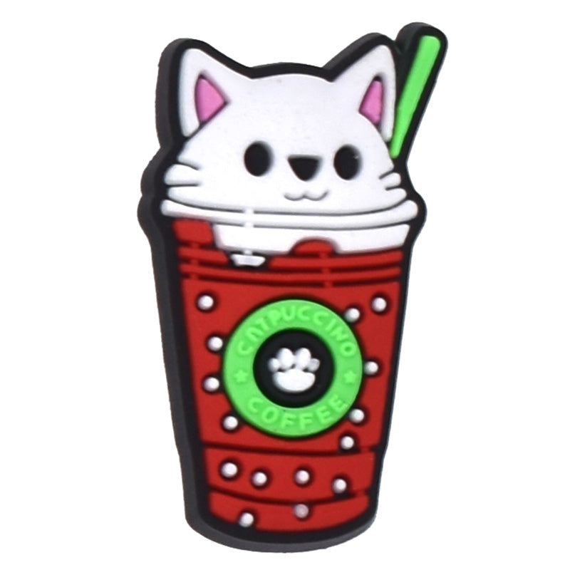 Catpuchinno coffee cup 143-08 Shoe Charm