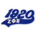 Zeta Phi Beta Sorority founding year symbol 144-15 Shoe Charm