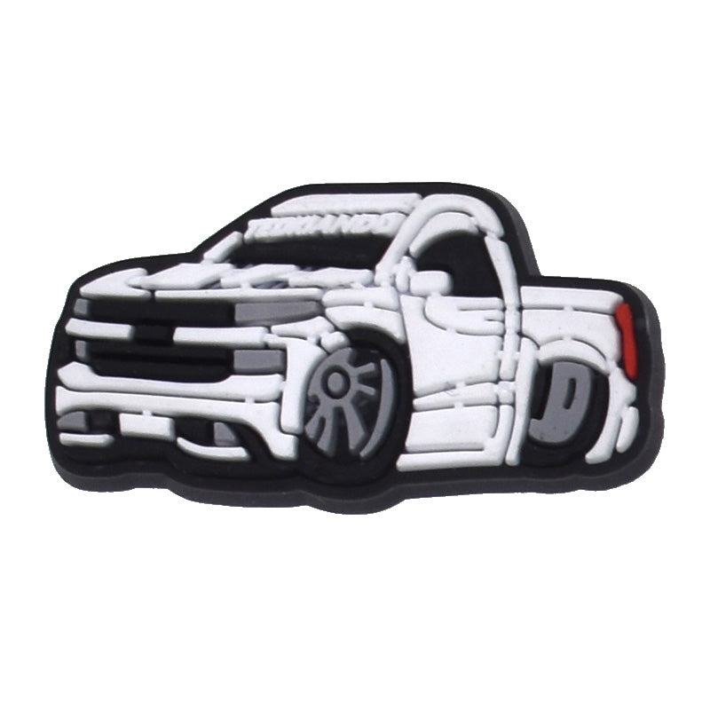 White pickup 165-11 Shoe Charm
