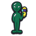 Green alien 195-02 Shoe Charm