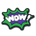 WOW! burst sign logo 46-03 Shoe Charm