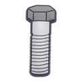 Hex head bolt 198-06 Shoe Charm
