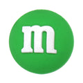 M and M's GREEN drag?e chocolate confectionery 28-13 Shoe Charm