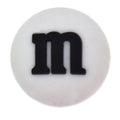 M and M's WHITE drag?e chocolate confectionery 28-14 Shoe Charm