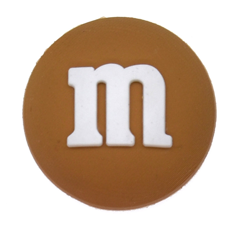 M and M's FAWN drag?e chocolate confectionery 28-15 Shoe Charm