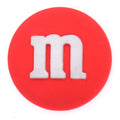 M and M's LIGHT RED drag?e chocolate confectionery 28-19 Shoe Charm