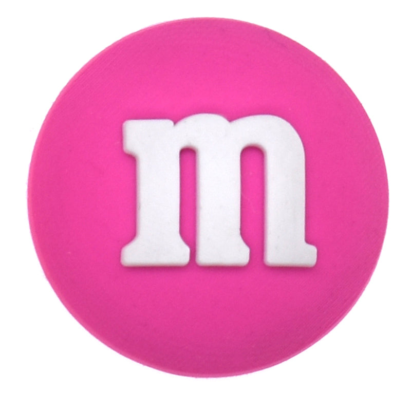 M and M's DARK PINK drag?e chocolate confectionery 28-22 Shoe Charm