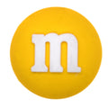 M and M's YELLOW drag?e chocolate confectionery 28-25 Shoe Charm