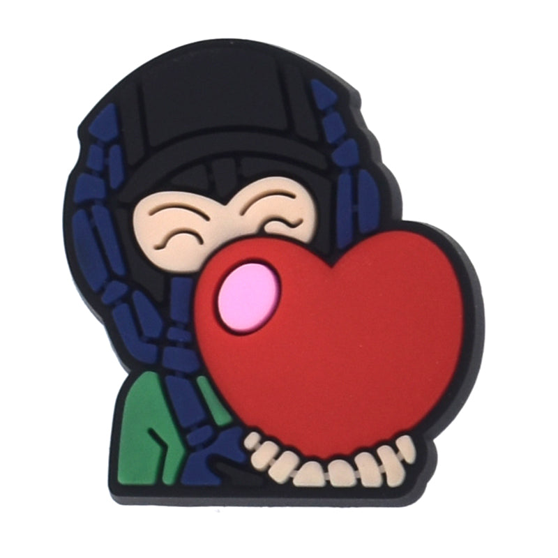 Helmet Love Heart skin Fortnite 306-01 Shoe Charm