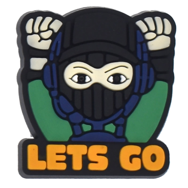 LETS GO start here skin Fortnite 306-02 Shoe Charm