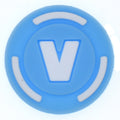 V for V BUCKS badge logo sign for Fortnite 306-03 Shoe Charm