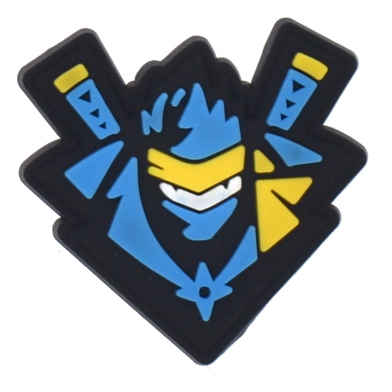 Blue mask face skin Fortnite 306-16 Shoe Charm