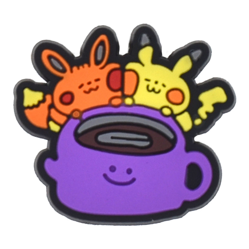 Pikachu with a cup from Pokemon 307-05 Shoe Charm