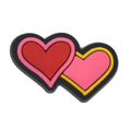 Twin hearts 309-11 Shoe Charm