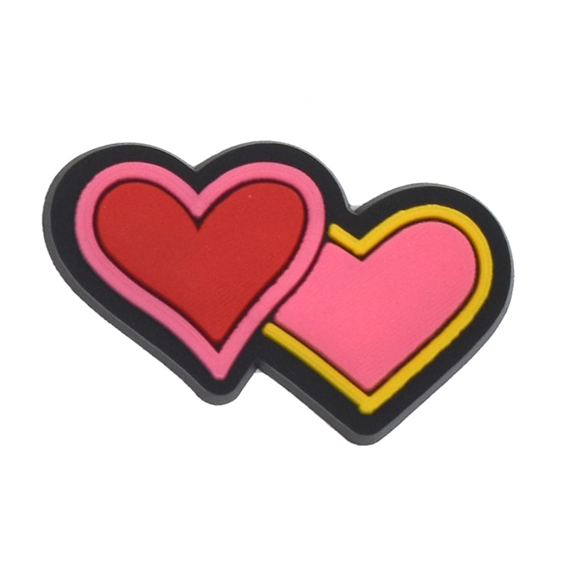Twin hearts 309-11 Shoe Charm