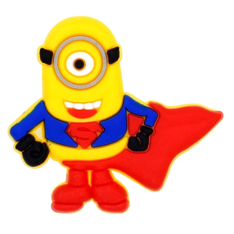 Superminion man Minions 31-13 Shoe Charm