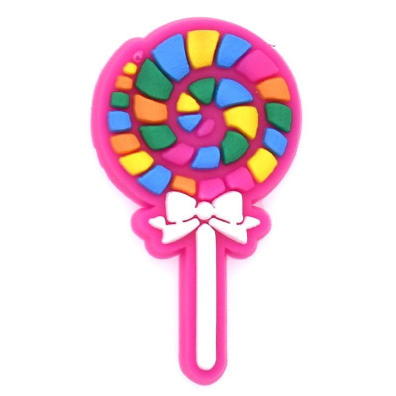 Multi coloured pop lolly Trendy Croc Charm Accessory 319-04 Shoe Charm