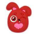 Red Wink\n  Bunny Heart 330-01 Shoe Charm