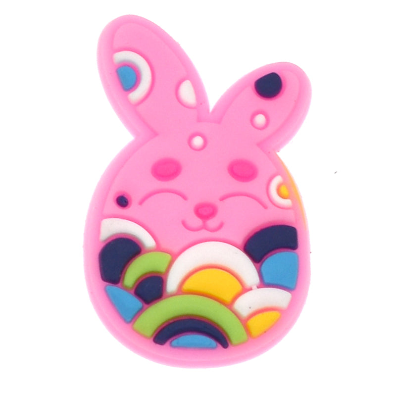 Pink Rainbow Bunny 330-04 Shoe\n  Charm