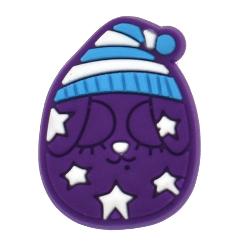 Purple Sleepy Star Bunny 330-10\n  Shoe Charm