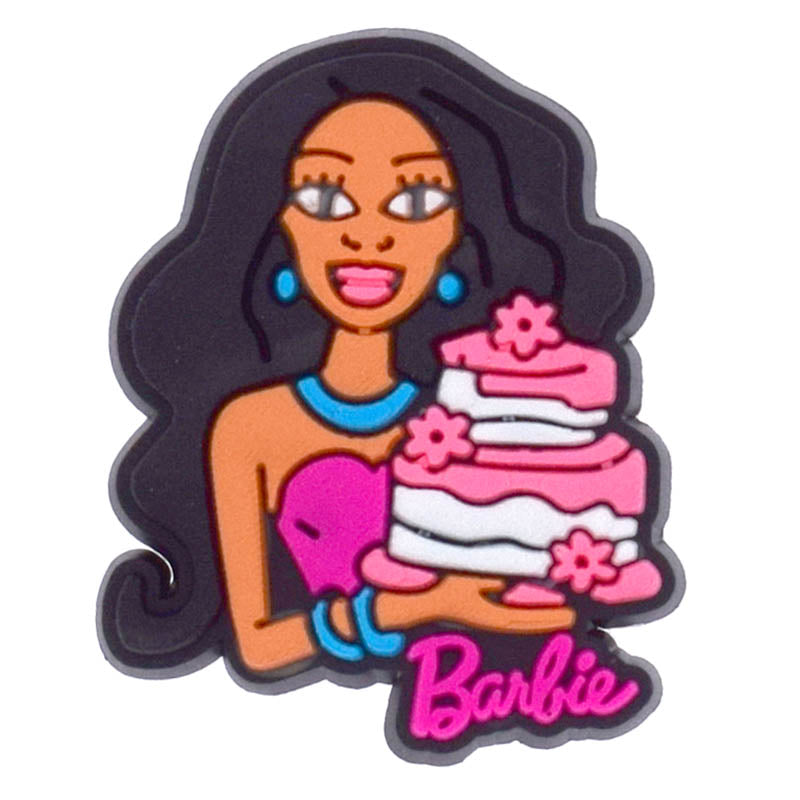 Birthday cake Barbie  344-07 Shoe Charm