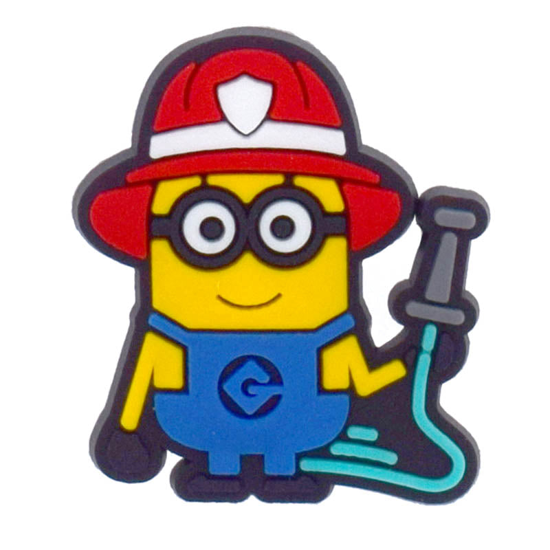 Fireman Minions 346-09 Shoe Charm