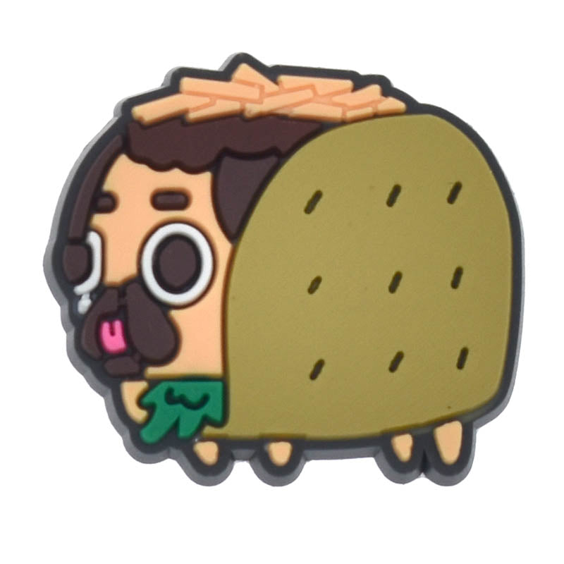 Strange hedgehog taco 362-07 Shoe Charm