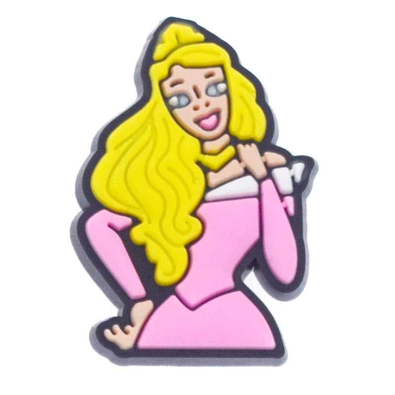 Pink dress Princess 368-04 Shoe Charm