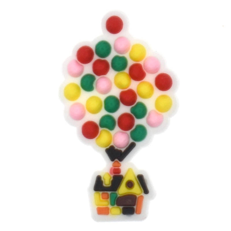 Flying high ballon float house Fun PVC Shoe Accessory 373-03 Shoe Charm