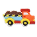 Orange\n  flat bed truck 379-01 Shoe Charm