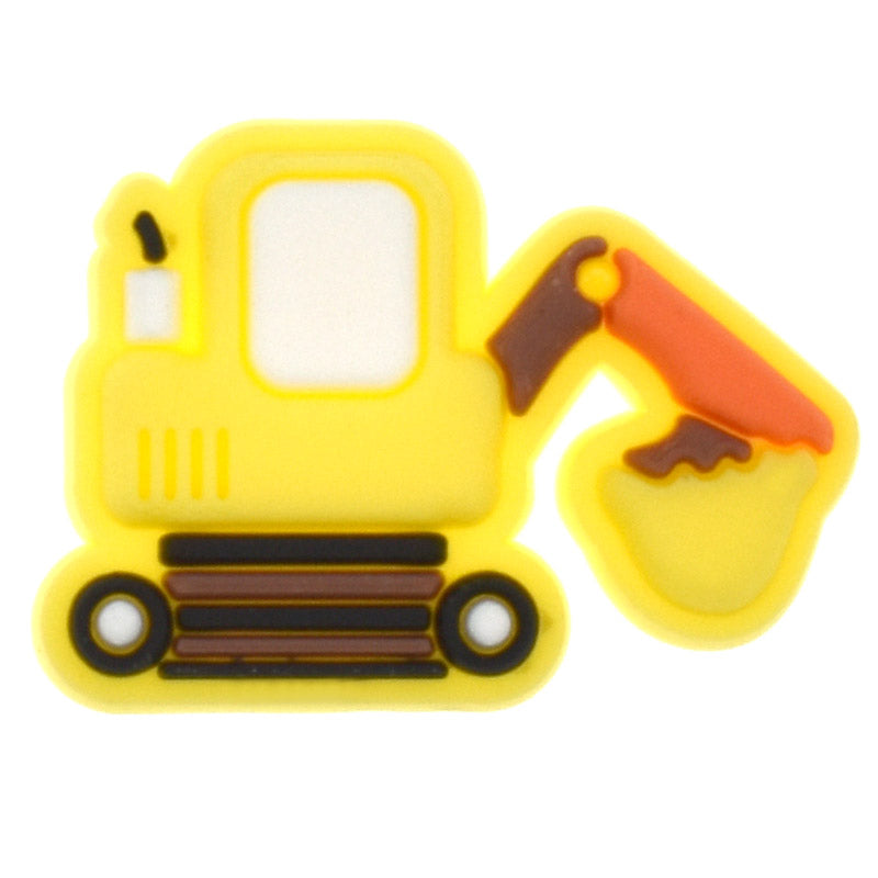 Yellow mini digger 379-02 Shoe\n  Charm