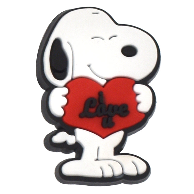 I LOVE U Snoopy 412-04 Shoe Charm