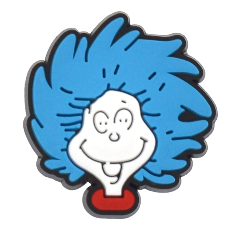 Spikey Blue hair Snoopy 412-06 Shoe Charm