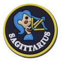 SAGITTARIUS round badge sign logo Astrology, Horoscope 42-14 Shoe Charm