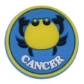 CANCER round badge sign logo Astrology, Horoscope 42-15 Shoe Charm