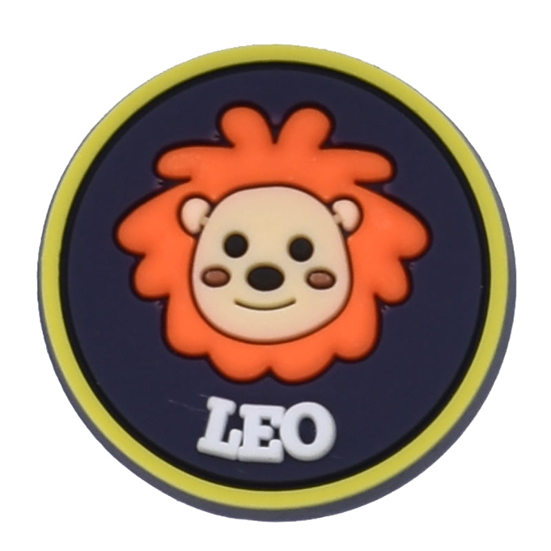 LEO round badge sign logo Astrology, Horoscope 42-22 Shoe Charm