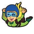 Freefall girl Skydiving 430-01 Shoe Charm