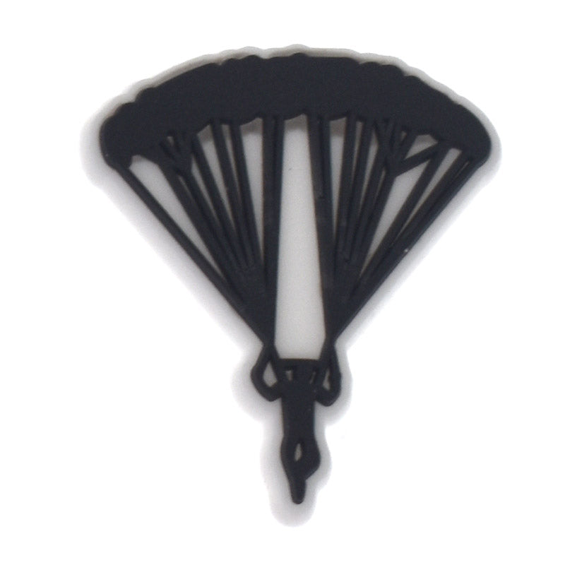 Parachute silouette Skydiving 430-05 Shoe Charm