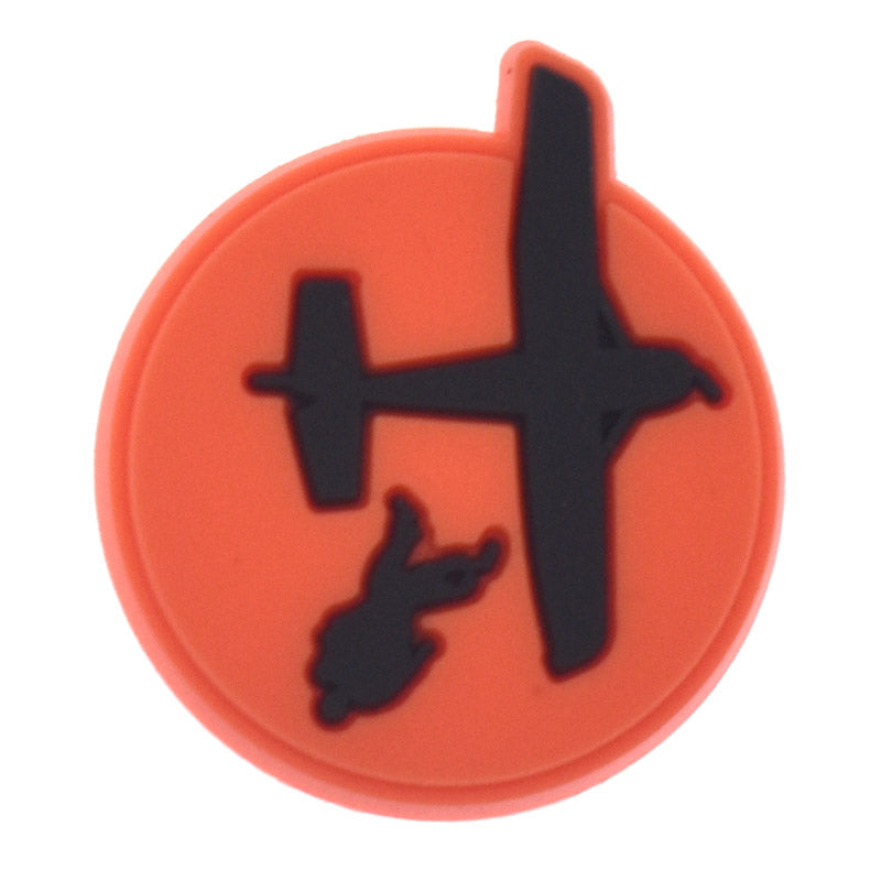 Aicraft away badge Skydiving 430-06 Shoe Charm