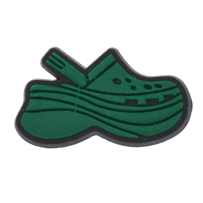 Green Croc shoe Summertime 437-08 Shoe Charm